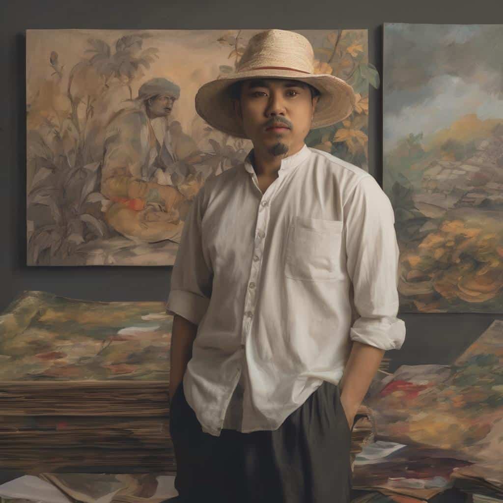 Ζάκις νέοι καλλιτέχνες παρουσιάζουν έργα τέχνης με το θέμα της δημιουργίας και της νοηματοδότησης.